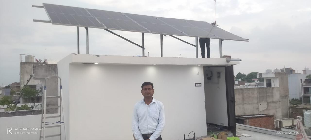 Bright Solar Solutions team installing solar panels