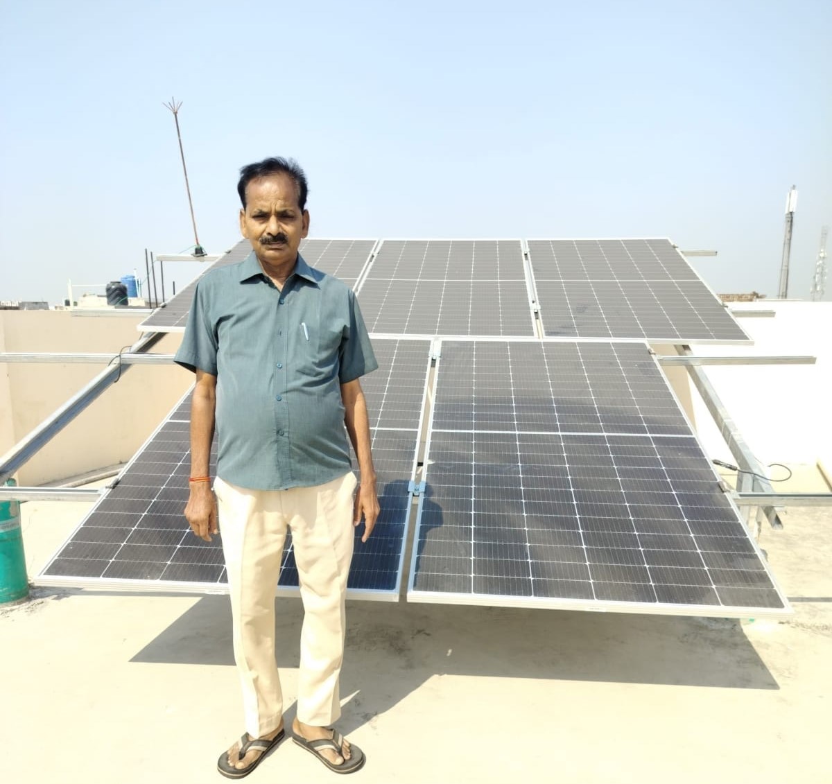 Bright Solar Solutions team installing solar panels