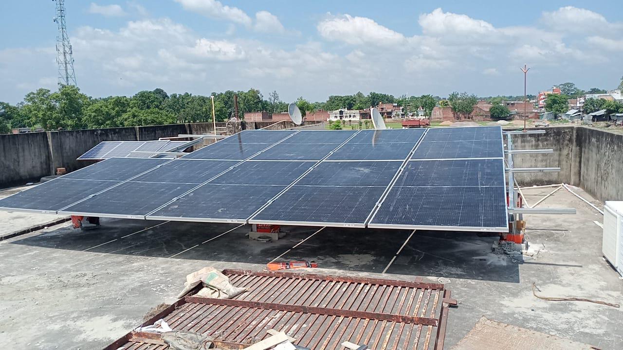 Bright Solar Solutions team installing solar panels