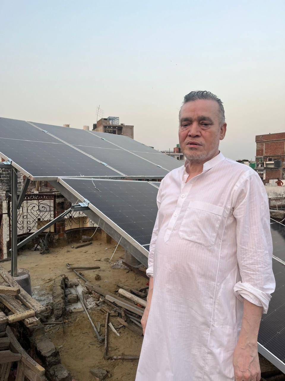 Bright Solar Solutions team installing solar panels