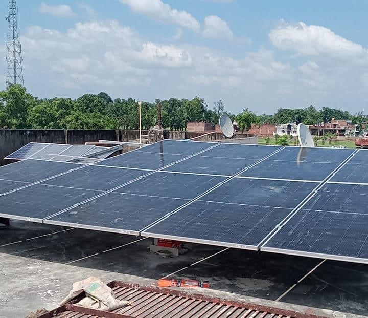 Bright Solar Solutions team installing solar panels